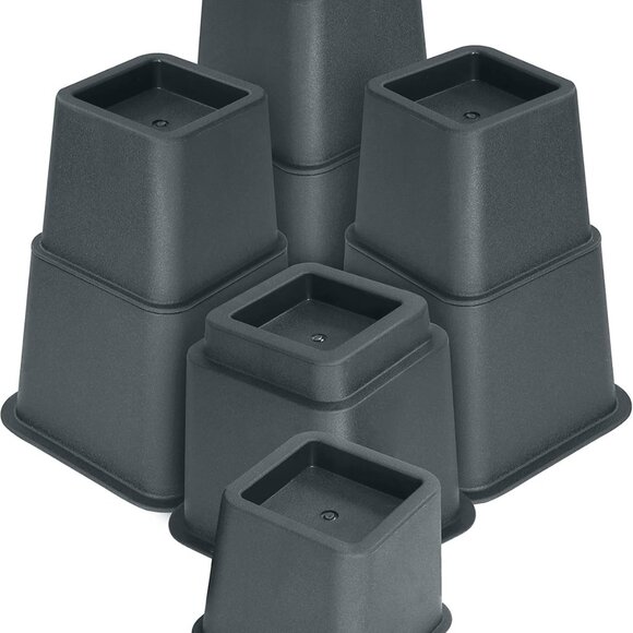 Utopia Bedding Adjustable Bed Furniture Risers - Elevation in Heights 3, 5 or 8 - Picture 1 of 9